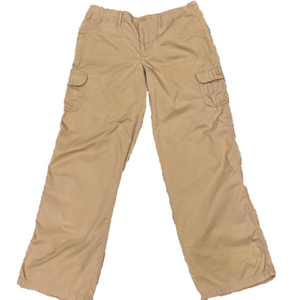 Faded Glory khaki cargo pants Size 8